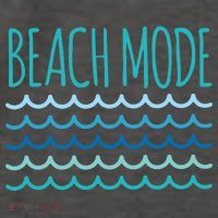 Beach Mode Ocean Wave Vector Backpack
