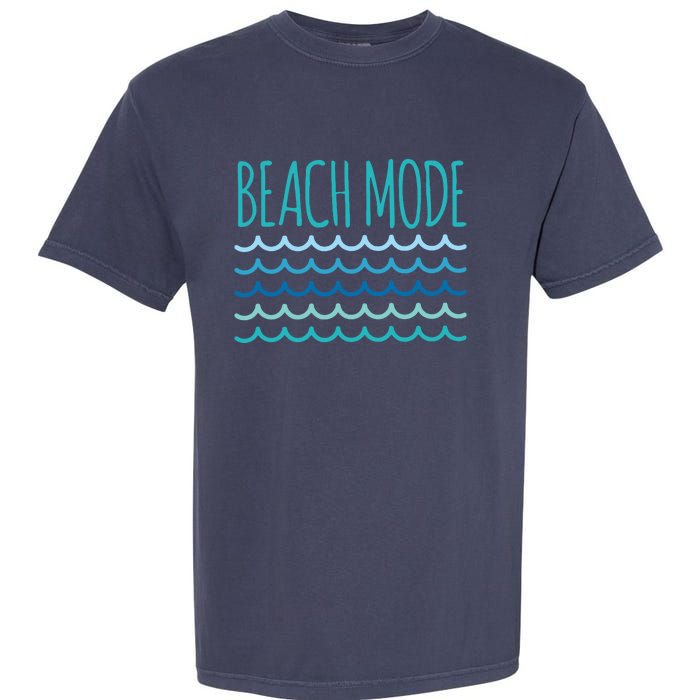 Beach Mode Ocean Wave Garment-Dyed Heavyweight T-Shirt