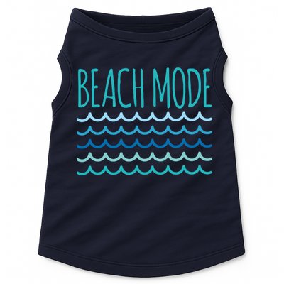 Beach Mode Ocean Wave Doggie Tank