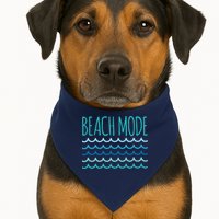 Beach Mode Ocean Wave USA-Made Doggie Bandana