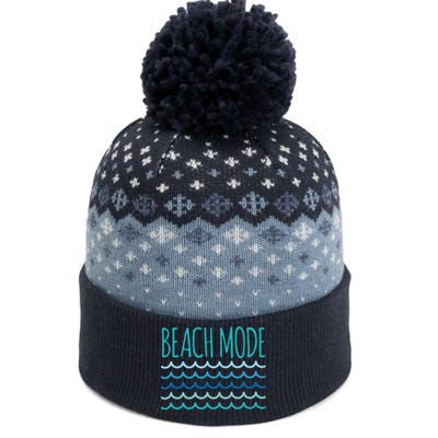 Beach Mode Ocean Wave The Baniff Cuffed Pom Beanie