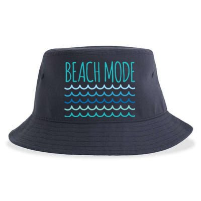 Beach Mode Ocean Wave Sustainable Bucket Hat