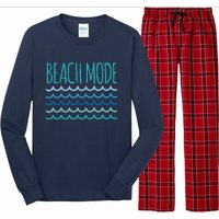 Beach Mode Ocean Wave Long Sleeve Pajama Set