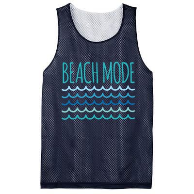 Beach Mode Ocean Wave Mesh Reversible Basketball Jersey Tank