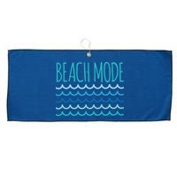 Beach Mode Ocean Wave Large Microfiber Waffle Golf Towel
