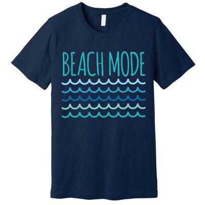 Beach Mode Ocean Wave Premium T-Shirt