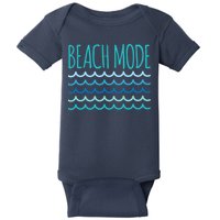 Beach Mode Ocean Wave Baby Bodysuit