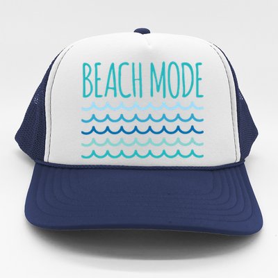 Beach Mode Ocean Wave Trucker Hat