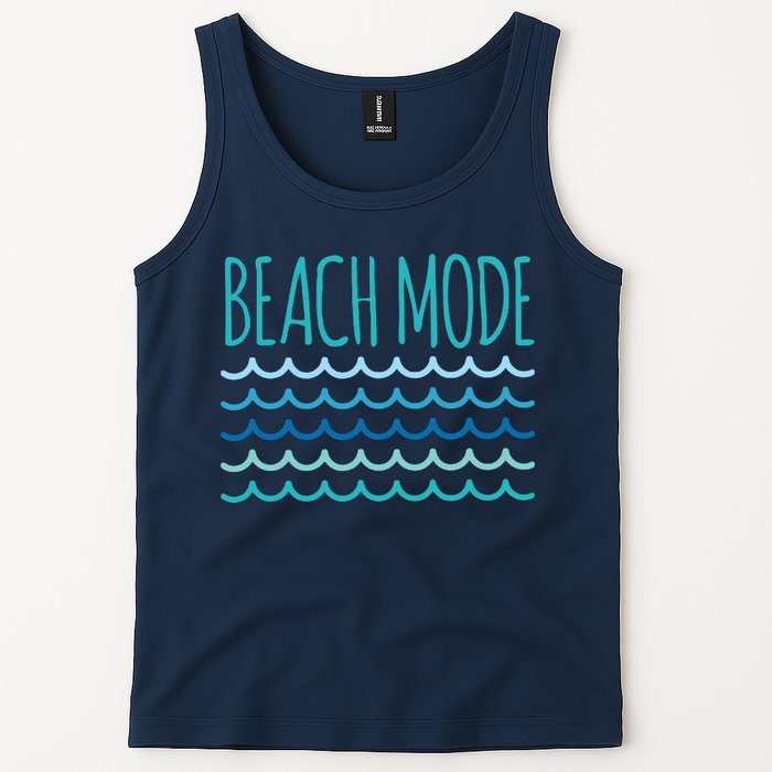 Beach Mode Ocean Wave Tank Top