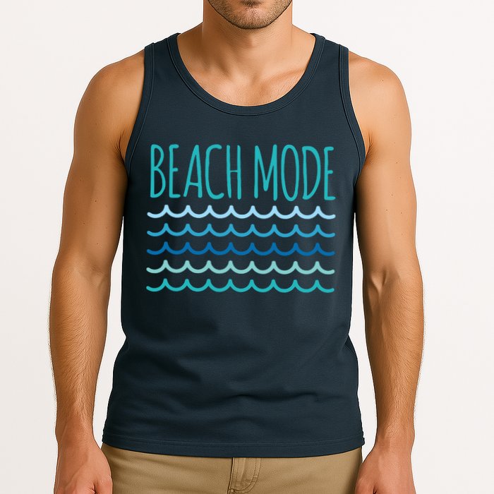Beach Mode Ocean Wave Tank Top