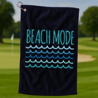 Beach Mode Ocean Wave Golf Towel