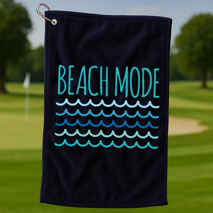 Beach Mode Ocean Wave Golf Towel