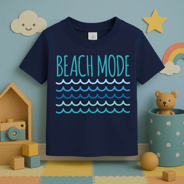 Beach Mode Ocean Wave Toddler T-Shirt