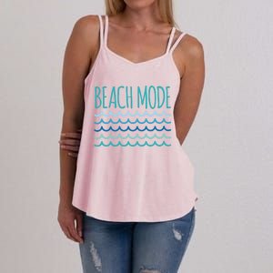 Beach Mode Ocean Wave Women's Strappy Tank