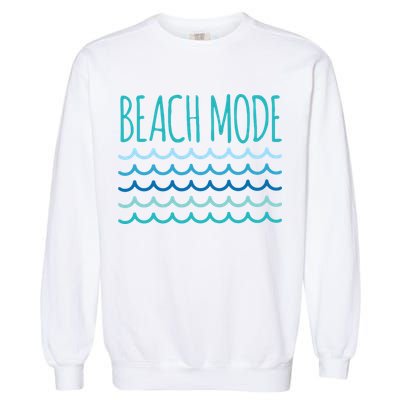 Beach Mode Ocean Wave Garment-Dyed Sweatshirt