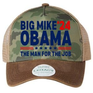 Big Mike Obama 2024 The Man For The Job Legacy Tie Dye Trucker Hat