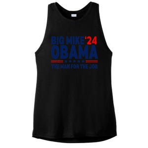 Big Mike Obama 2024 The Man For The Job Ladies PosiCharge Tri-Blend Wicking Tank