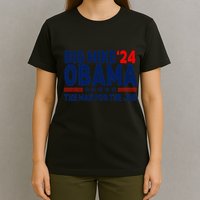 Big Mike Obama 2024 The Man For The Job T-Shirt