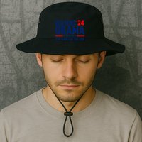 Big Mike Obama 2024 The Man For The Job Bucket Hat