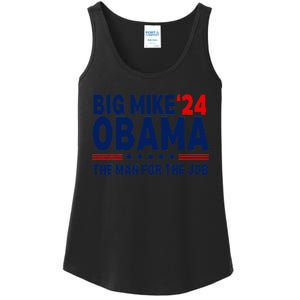 Big Mike Obama 2024 The Man For The Job Ladies Essential Tank