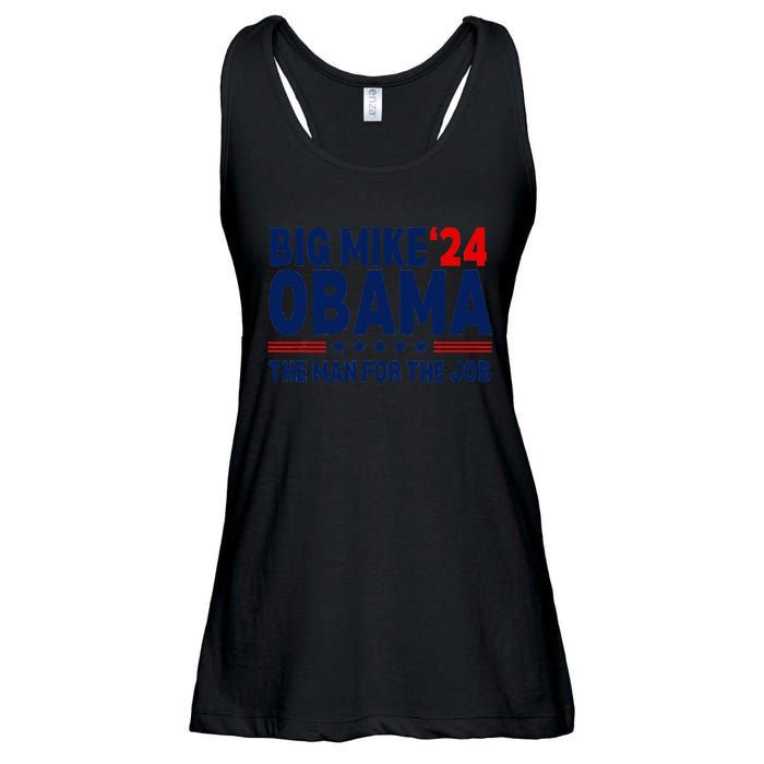 Big Mike Obama 2024 The Man For The Job Ladies Essential Flowy Tank