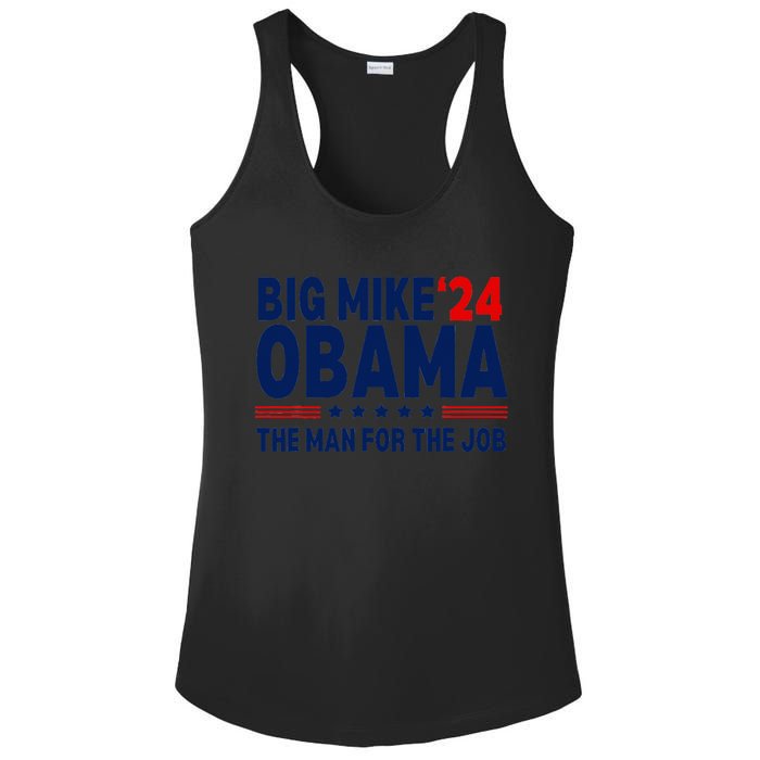 Big Mike Obama 2024 The Man For The Job Ladies PosiCharge Competitor Racerback Tank