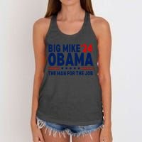 Big Mike Obama 2024 The Man For The Job Women's Knotted Racerback Tank