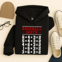 Baseball Math Operation Double Play Mathematician Hoodie