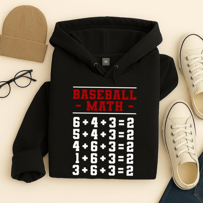 Baseball Math Operation Double Play Mathematician Hoodie