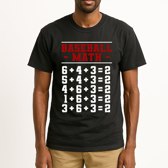 Baseball Math Operation Double Play Mathematician Tall T-Shirt