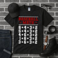 Baseball Math Operation Double Play Mathematician Tall T-Shirt