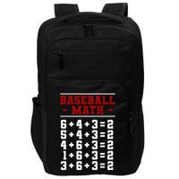 Baseball Math Operation Double Play Mathematician Impact Tech Backpack