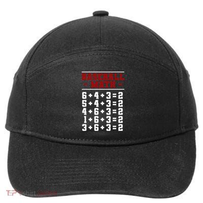 Baseball Math Operation Double Play Mathematician 7-Panel Snapback Hat