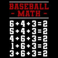Baseball Math Operation Double Play Mathematician 7-Panel Snapback Hat