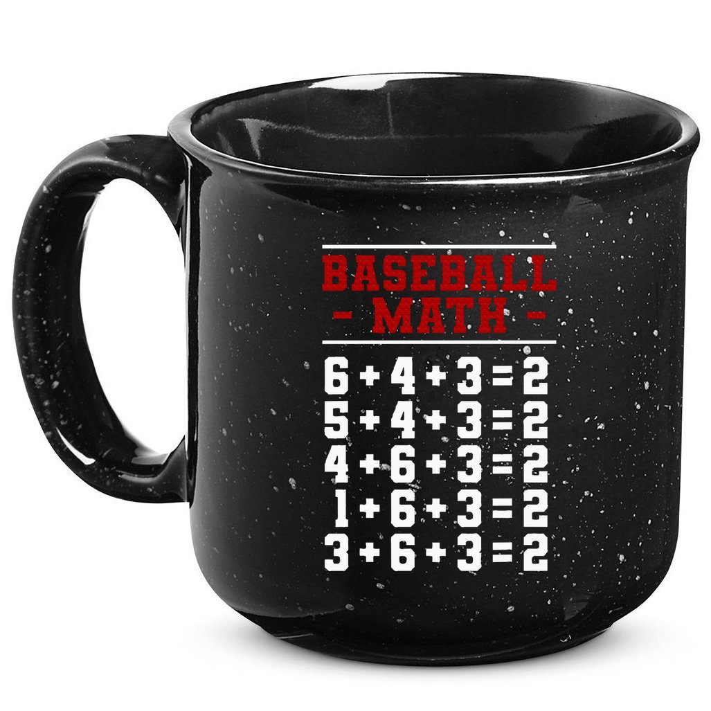 Baseball Math Operation Double Play Mathematician 15oz Campfire Ceramic Mug
