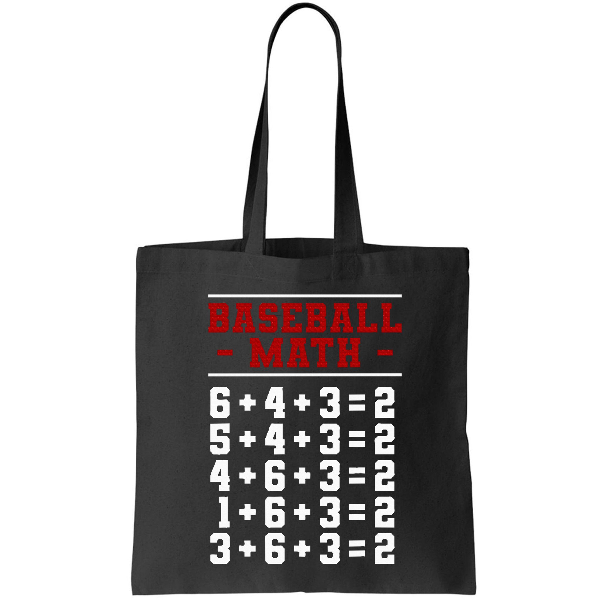 Baseball Math Operation Double Play Mathematician Bag