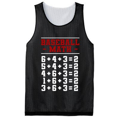 Baseball Math Operation Double Play Mathematician Mesh Reversible Basketball Jersey Tank