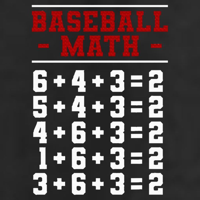 Baseball Math Operation Double Play Mathematician Large Microfiber Waffle Golf Towel