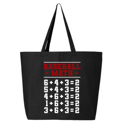 Baseball Math Operation Double Play Mathematician 25L Jumbo Tote