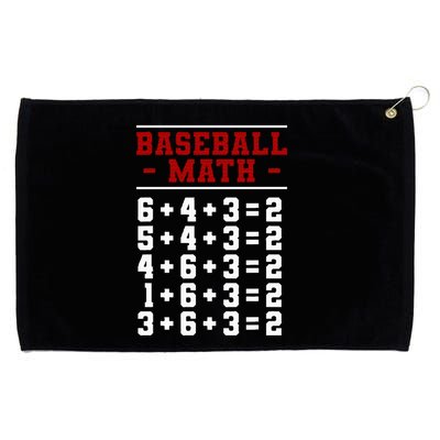 Baseball Math Operation Double Play Mathematician Grommeted Golf Towel