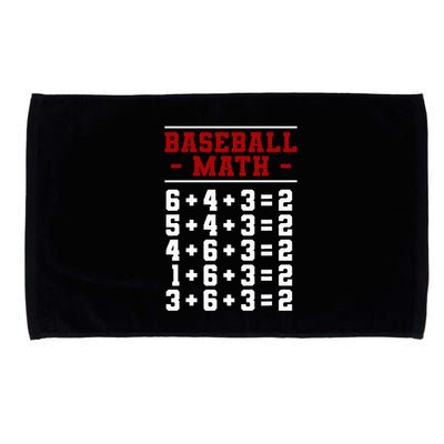 Baseball Math Operation Double Play Mathematician Microfiber Hand Towel