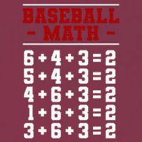 Baseball Math Operation Double Play Mathematician 16oz Travel Tumbler