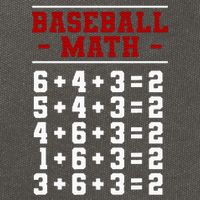 Baseball Math Operation Double Play Mathematician Cotton Canvas Backpack