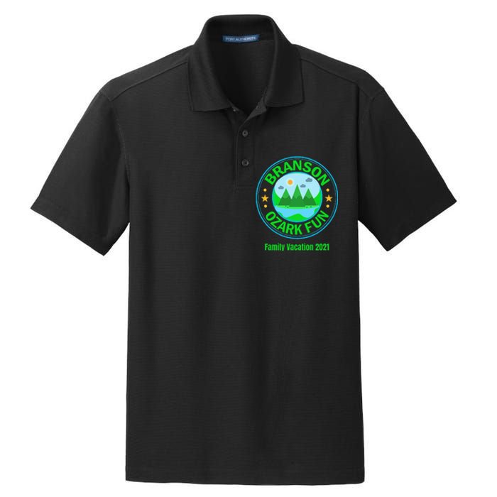 Branson Missouri Ozark Fun Family Vacation 20241 Dry Zone Grid Polo