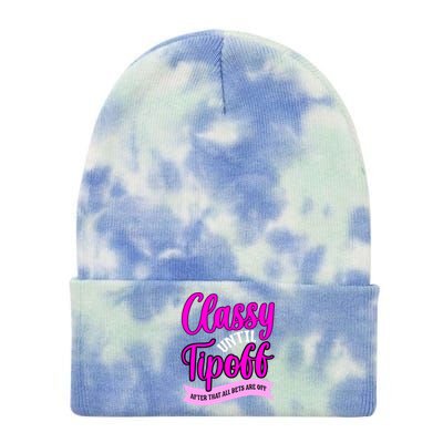 Basketball Mom Proud Player Mother Mama Ball Gift Tie Dye 12in Knit Beanie