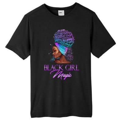 Black Magic Pride Proud Excellence Natural Hair Gift Tall Fusion ChromaSoft Performance T-Shirt