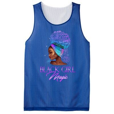 Black Magic Pride Proud Excellence Natural Hair Gift Mesh Reversible Basketball Jersey Tank