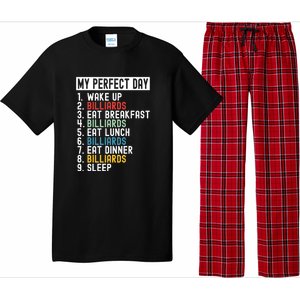 Billiards My Perfect Day Billiards Dad Gift For Father’s Day Pajama Set