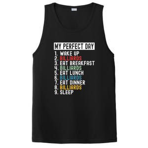 Billiards My Perfect Day Billiards Dad Gift For Father’s Day PosiCharge Competitor Tank