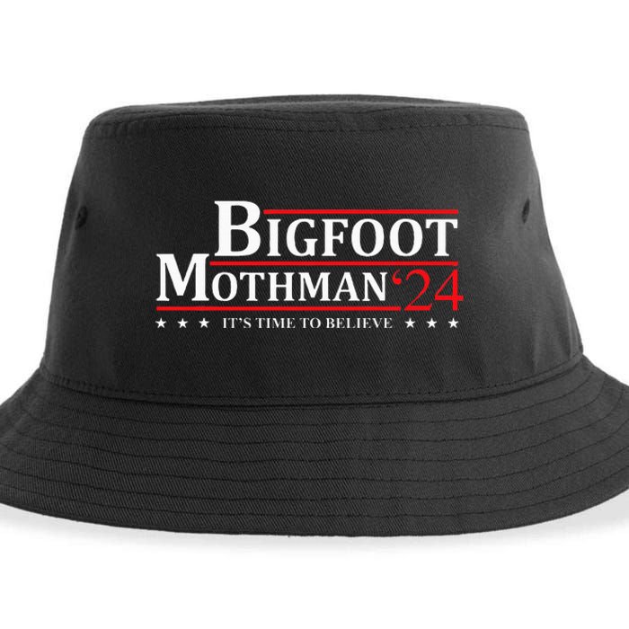 Bigfoot Mothman President 2024 Election Campaign Sustainable Bucket Hat